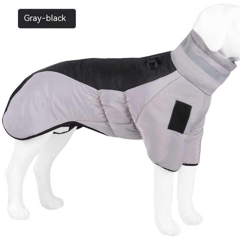 Warmer Wintermantel für Hunde – wasserabweisend, gefüttert, XL bis 6XL