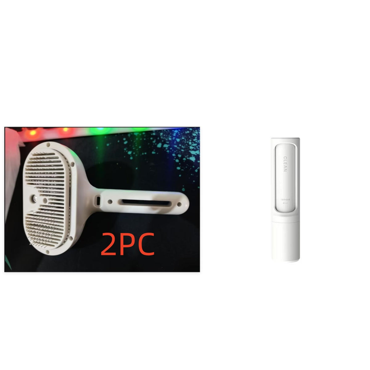 Selbstreinigender Fellbürsten-Kamm für Hunde – USB, Sprühnebel & Knoten-Löser