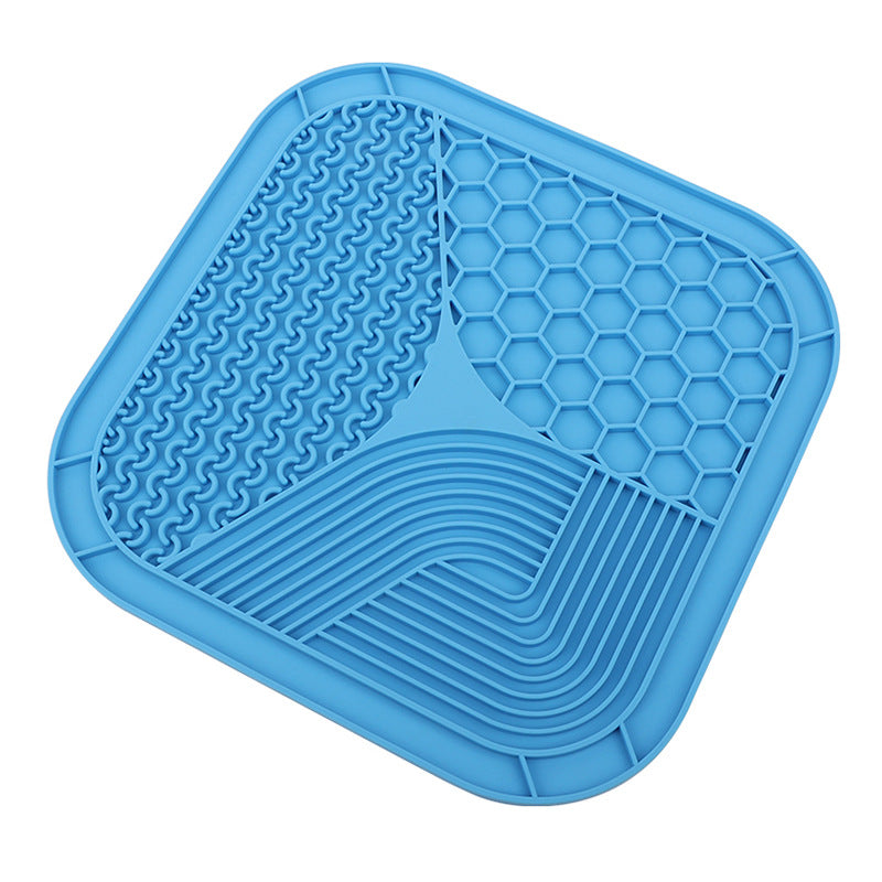 Flaches Silikon-Leckpad für Hunde – Anti-Schling, S (15cm) oder L (20,8cm)