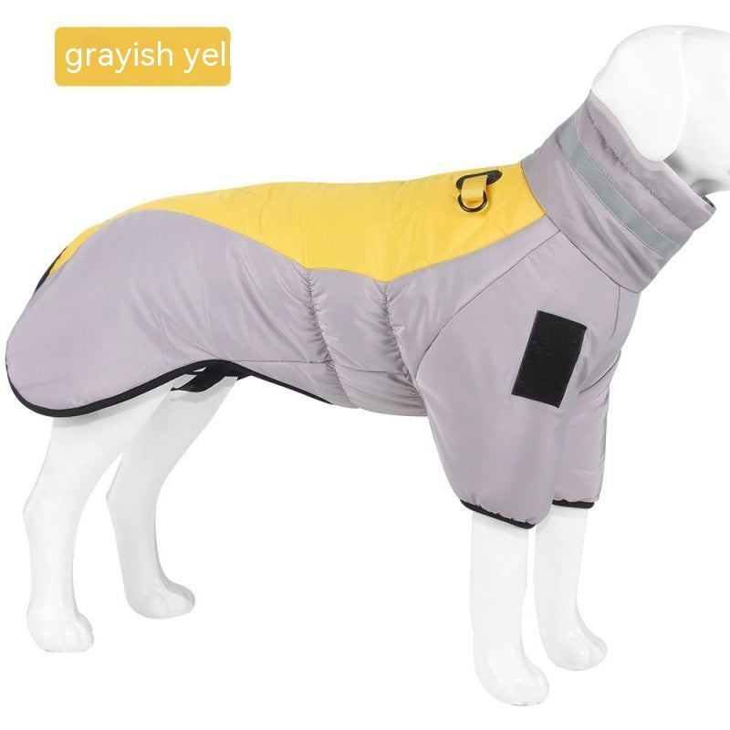 Warmer Wintermantel für Hunde – wasserabweisend, gefüttert, XL bis 6XL